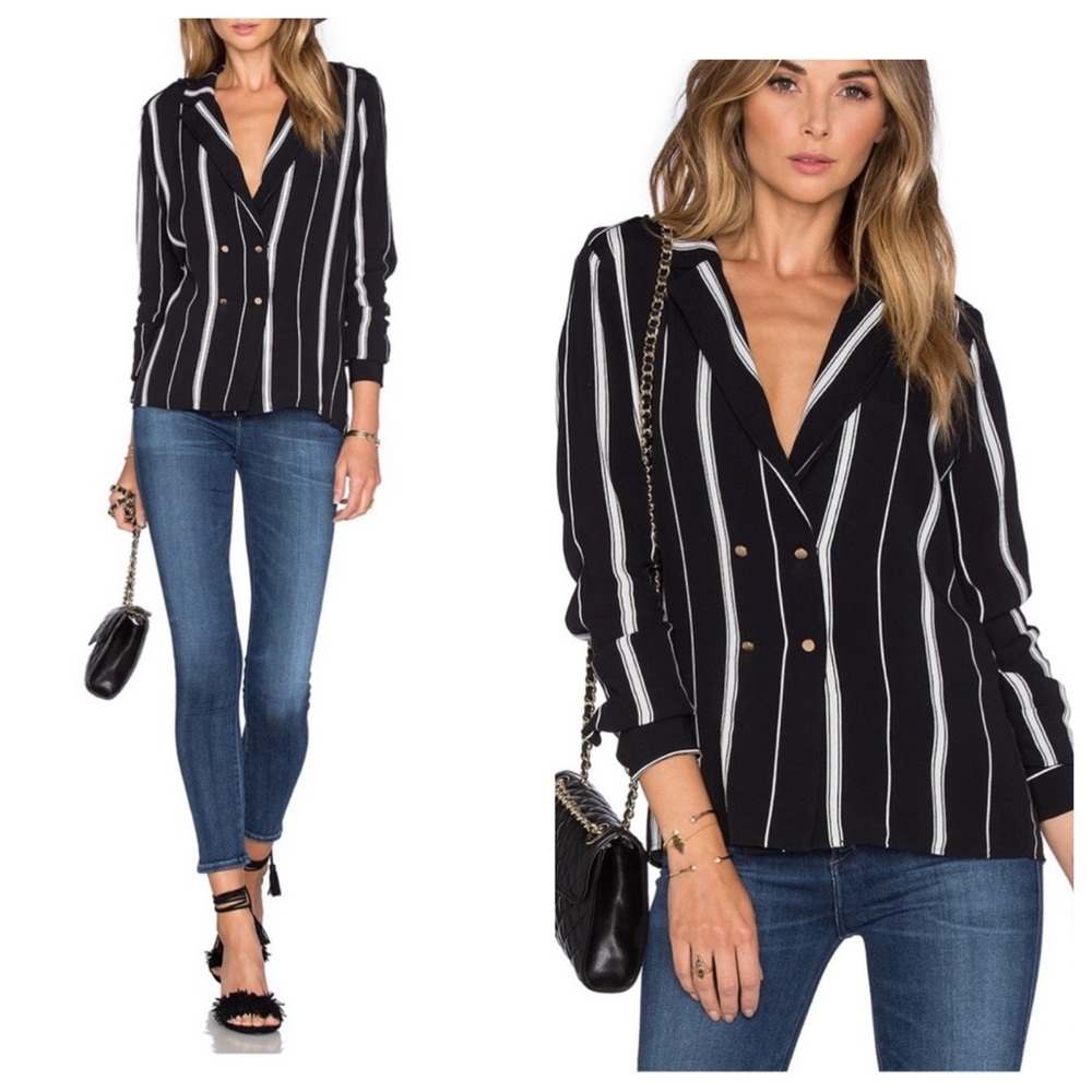 77. L’Academie Military Blouse Size S